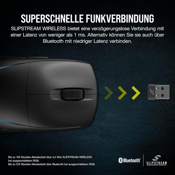 Produktbild Corsair M75 (Kabellos, Kabelgebunden)