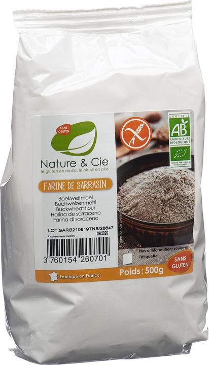 Immagine prodotto Nature et Cie Farina di grano saraceno senza glutine (500 g)