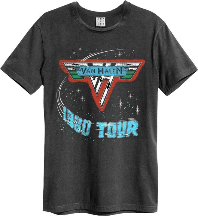 Amplified Erwachsene 1980 Tour Van Halen TShirt