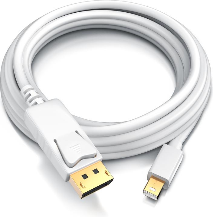 Image du produit CSL Câble Mini DisplayPort vers DisplayPort - Câble audio vidéo - FullHD - compatible Apple Lenovo (5 m, DisplayPort)
