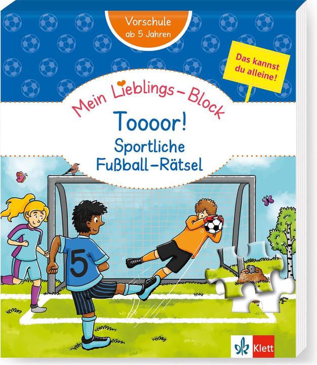 Produktbild Klett Mein Lieblings-Block Toooor! Sportliche Fussball-Rätsel (Deutsch)
