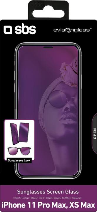 Produktbild SBS Bildschirmschutzfilm Sunglasses für iPhone 11 Pro Max/XS Max (1 Stück, Apple iPhone 11 Pro Max, Apple iPhone XS Max)