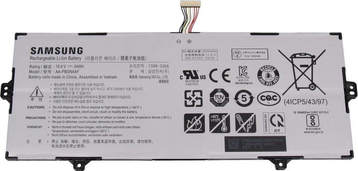 Valeurs nutritives et ingrédients Samsung BA43-00391B (4 cellules, 3535 mAh)