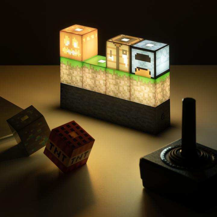 Actual product image Paladone Products Paladone Minecraft Block Building Light V2