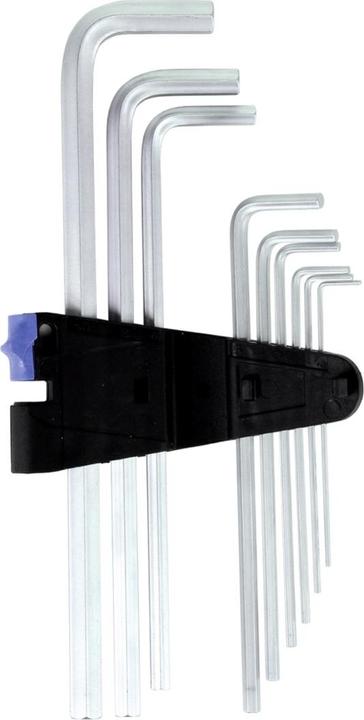 Image du produit Wera 950/9 L Hex-Plus HF 1 Jeu de clés mâle coudées, syst. métrique, chromées avec fonction de reten