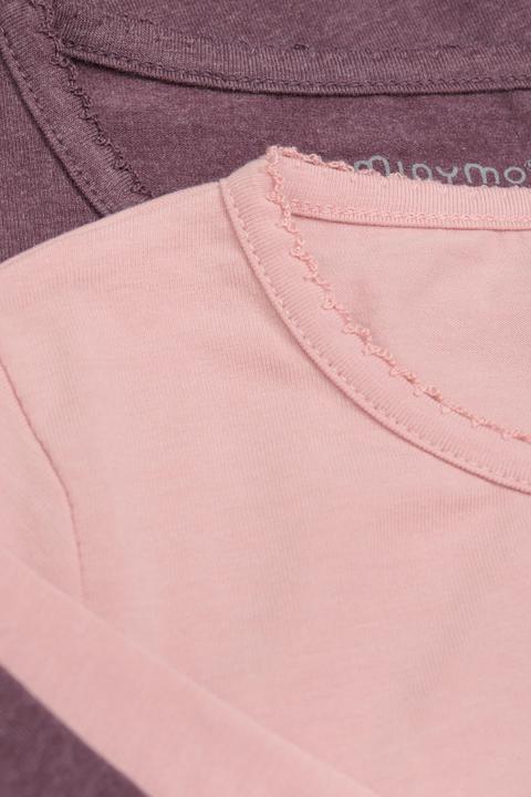 Image du produit Minymo Kid's Basic 34 -T-shirt L/S (2-pack) (152)