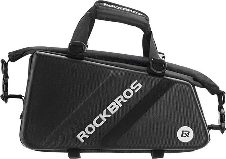 Actual product image Rockbros 30140090001 bicycle bag for trunk 11.6l - black (11.60 l, Luggage carrier bag)