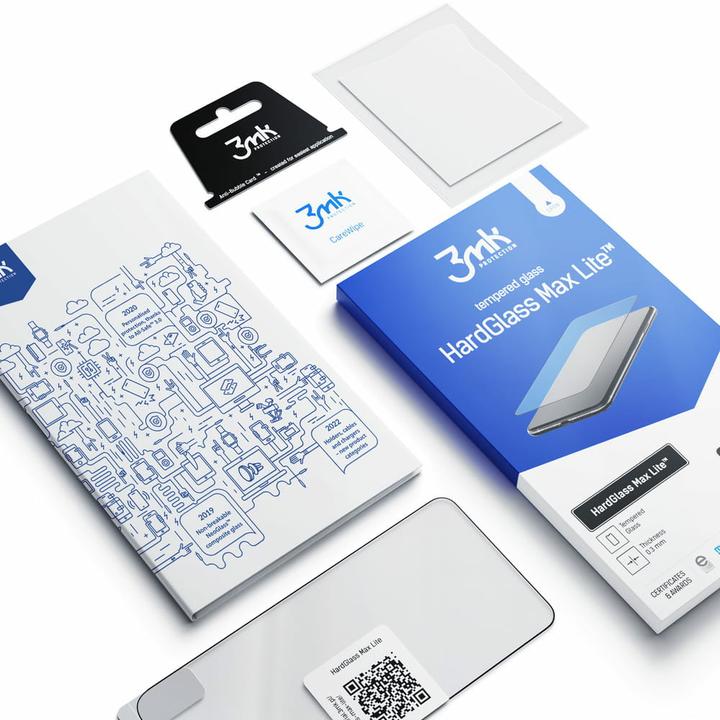 Actual product image 3MK Hardglass Max Lite Screen Protector (1 Piece, Samsung Galaxy S21)