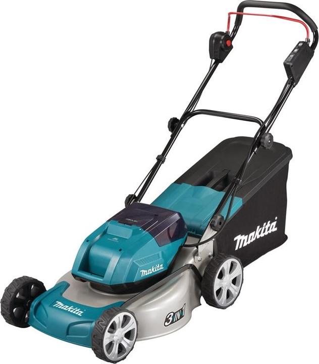 Actual product image Makita Cordless lawn mower DLM460PG2 2x18V 46cm 2x6.0Ah (Rechargeable battery operated)