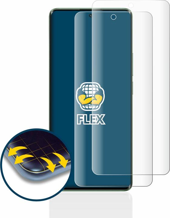 Produktbild BROTECT Full-Cover Displayschutz (2 Stück, Realme 11 Pro+)