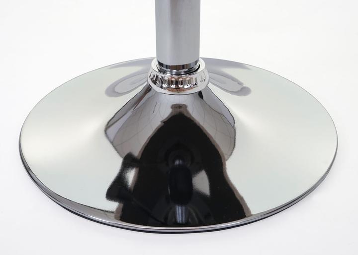 Image du produit Swisshandel24 2x tabouret, tabouret de maquillage, réglable en hauteur Ø 35cm similicuir, noir