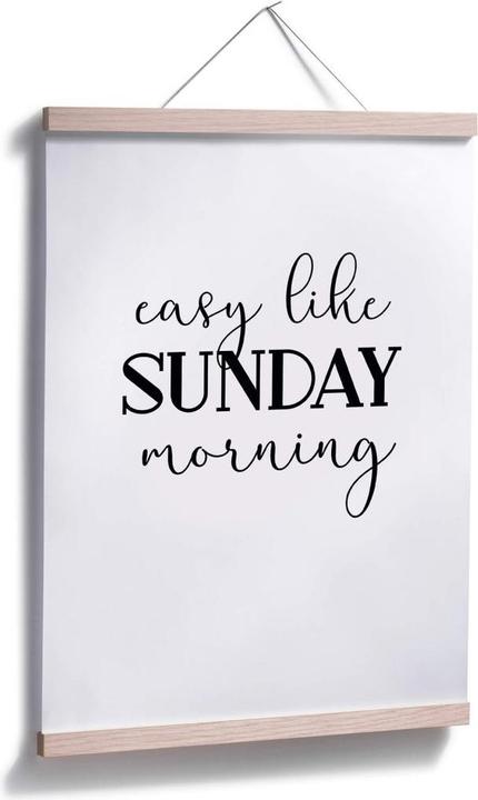 Actual product image Trenddeko Easy like Sunday morning (30 x 40 cm)