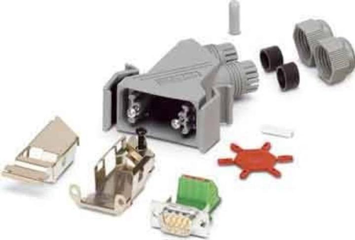 Actual product image Phoenix Contact D-SUB plug 180 ° Number of poles: 9 Tension spring VS-09-PROFIBUS-SP 1 pc.