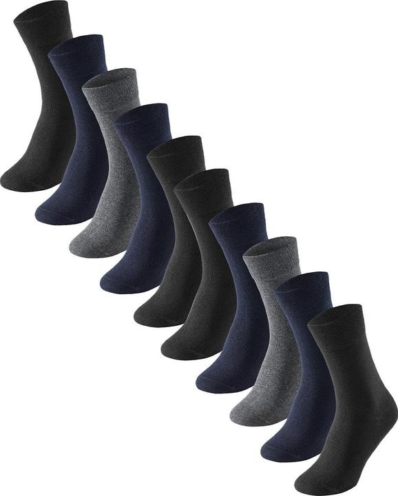Dunkelblau, Grau, Schwarz