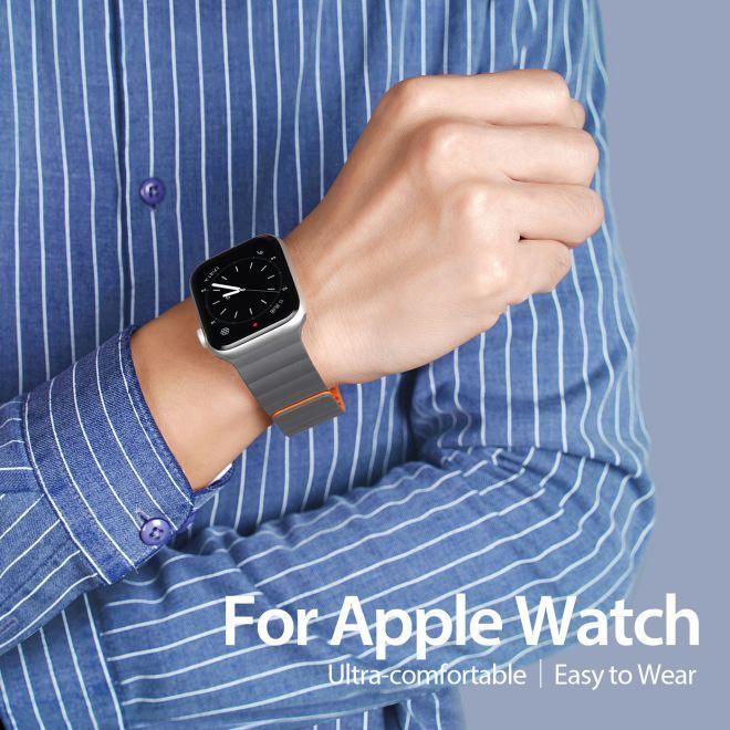 Image du produit Dux Ducis magnetic strap watch strap 7/6/5/4/3/2 (40 mm, 38 mm, 41 mm, Silicone, Apple Watch Series 1, Apple Watch Series 2, Apple Watch Series 3, Apple Watch Series 4, Apple Watch Series 5, Apple Watch Series 6, Apple Watch Series 7, Apple Watch Series 8, Apple Watch Series 9, Apple Watch SE)