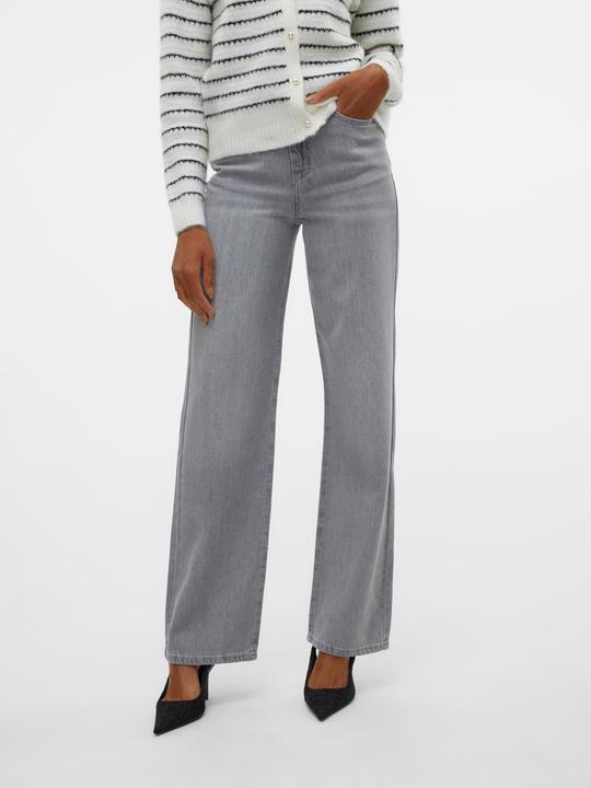 Actual product image Vero Moda VMREBECCA Super High Rise Weiter Beinschnitt Jeans Straight-Fit (W27/L32)