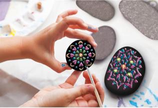 Immagine prodotto Grafix Mandala di pittura su pietra