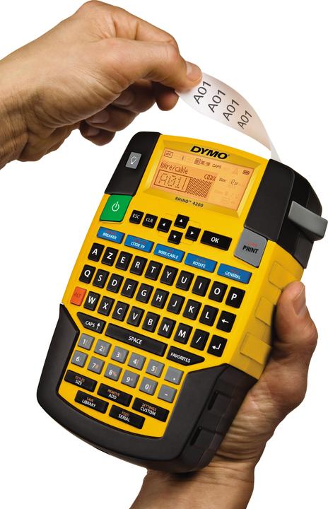 Image du produit Dymo Rhino 4200 Azerty 19mm PB1 FR/BE (180 dpi)