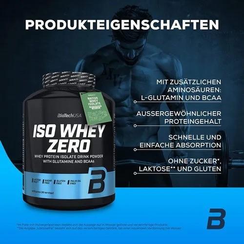 Produktbild Biotech USA Iso Whey Zero (Weisse Schokolade, 1 Stk., 500 g)