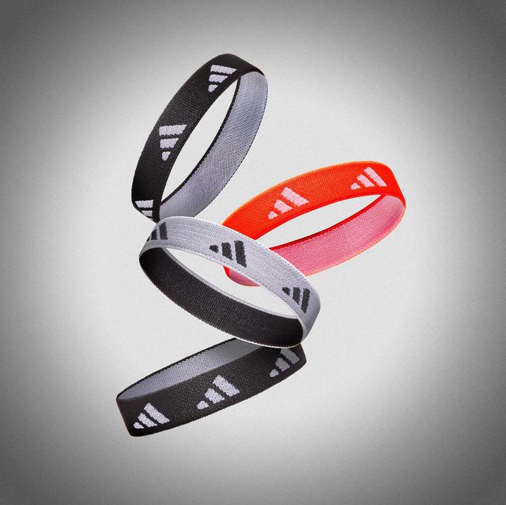 Actual product image adidas Hair Ties Schwarz, Weiss, Solar Rot