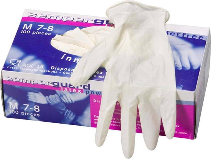Produktbild Semperguard Einweg-Naturlatex-Handschuh (L)