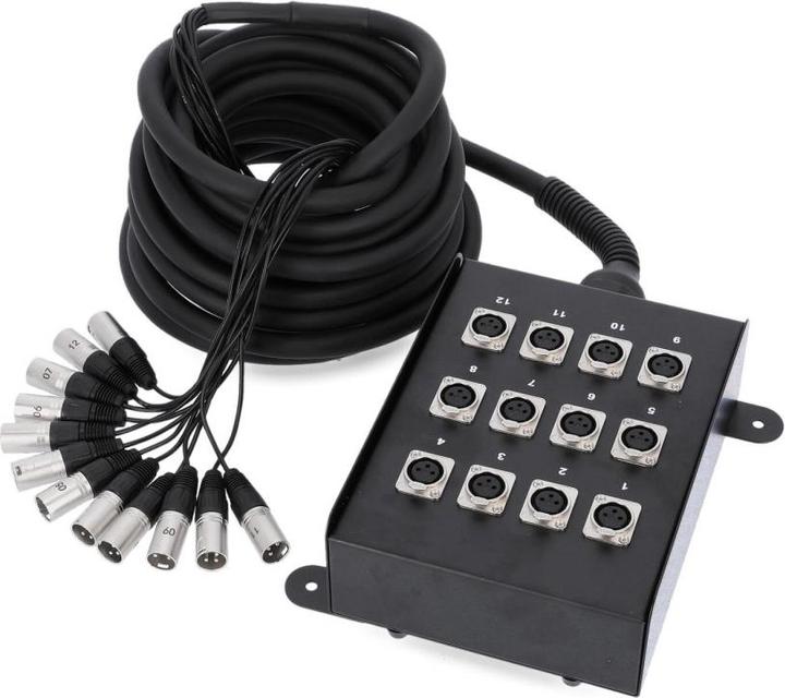 Immagine prodotto AH Cables Cavo multipolare 10 m K12C10 An (0.33 m, XLR)