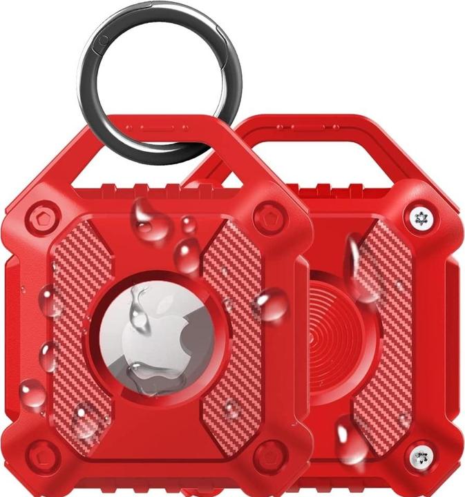 Produktbild Screenguard Apple Airtag Rugged Armor Case Hülle mit Anhänger