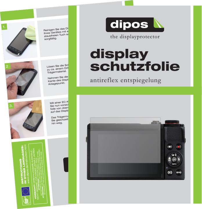 Actual product image Dipos Screen Protector Anti-Glare (Screen protector, PowerShot G7X Mark III)