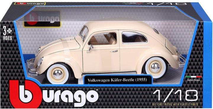 Produktbild Bburago 18-12029 1:18 VOLKSWAGEN KAFERT-BEETLE BLUE (4)
