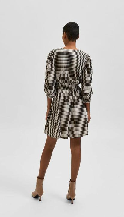 Actual product image Selected Femme Striped wrap dress (S)