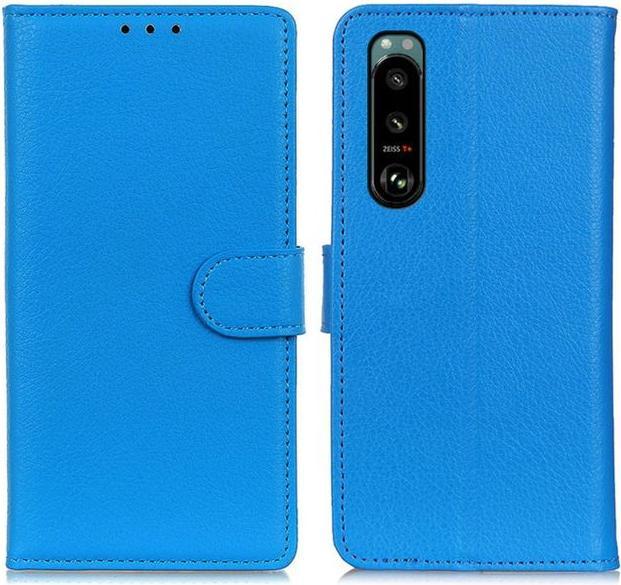 Actual product image MU Classic Litchi Leather Bookcover Series (Sony Xperia 5 III)