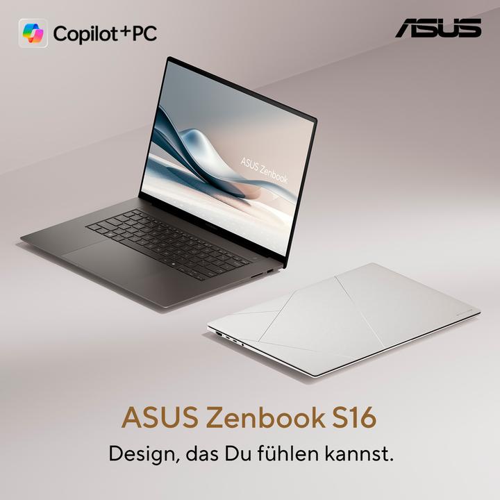 Actual product image ASUS Zenbook S 16 (16", AMD Ryzen AI 7 350, 24 GB, 1000 GB, DE)