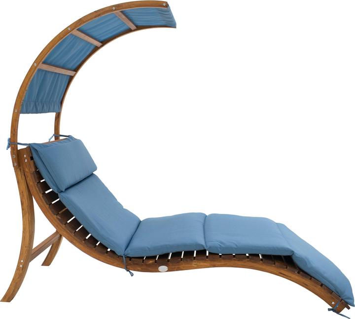 Immagine prodotto Axi Sedia a sdraio Salina con ombrellone blu (186.50 cm)