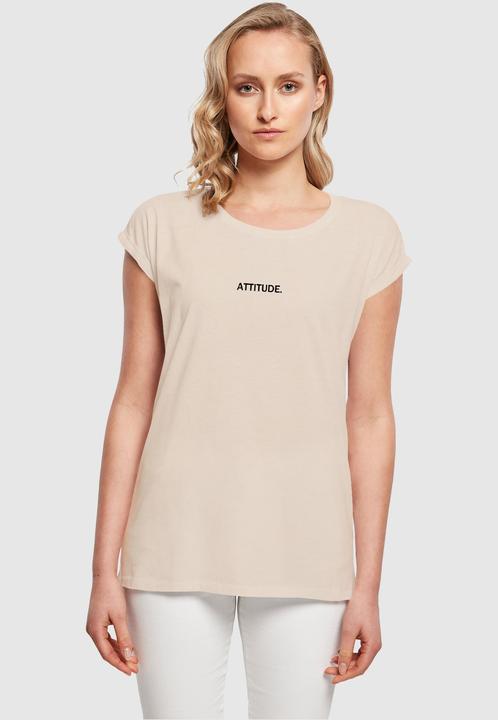 Produktbild Merchcode Ladies Attitude Extended Shoulder Tee - 113641 (XL)