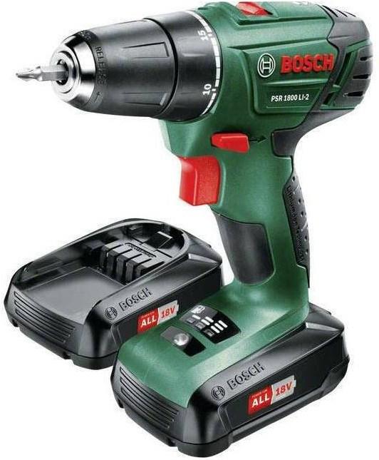 Productafbeelding Bosch Home & Garden PSR 1800 LI-2 Systeem Box Set (Oplaadbare batterij)