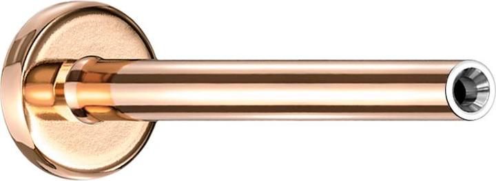 Actual product image Star Piercing Micro Threadless Labret-Stab rosegold (without brass, Titanium G23)