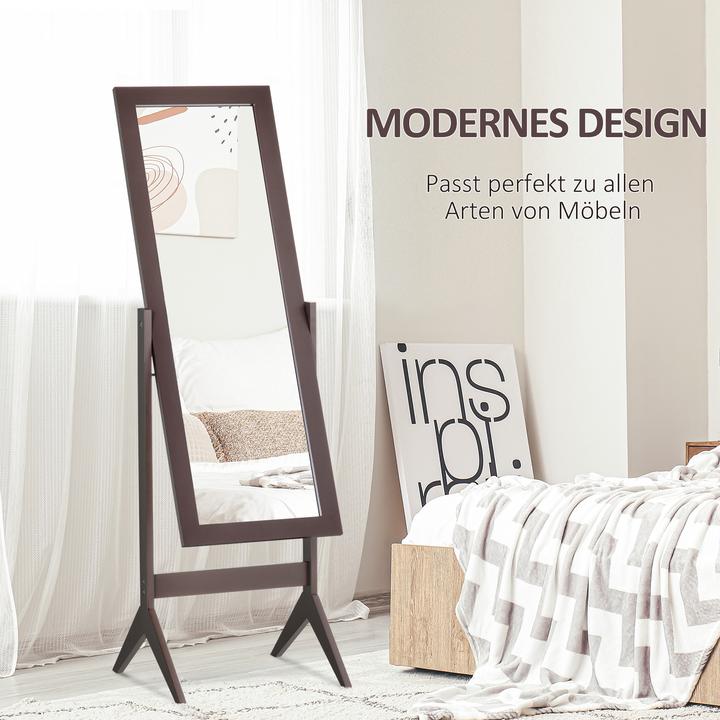 Image du produit Homcom Miroir sur pied (47 x 46 x 148 cm)