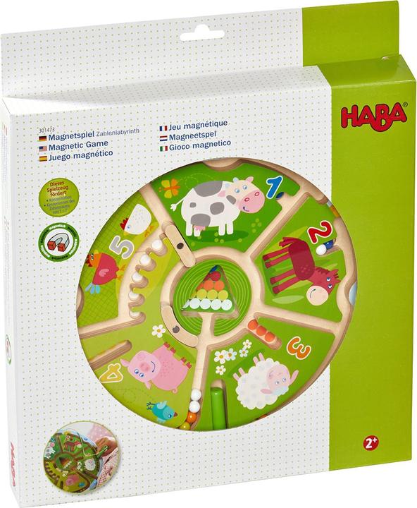 Produktbild Haba Zahlenlabyrinth (Französisch, Deutsch, Englisch, Niederländisch, Italienisch, Spanisch)
