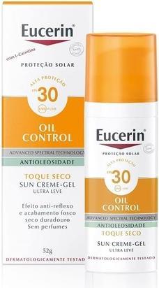 Image du produit Eucerin Sun Oil Control Sun Gel Dry Touch 50ml Soin solaire visage Spf30 (Gel solaire, SPF 30, 50 ml, 96 g)