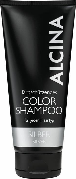 Alcina Silver Color Shampoo 200ml - Color-Protecting Care Shampoo for Light Blonde and Silver Hair - Shine (200 ml)