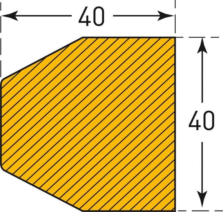Actual product image Moravia MORION surface protection trapezoid 40/40