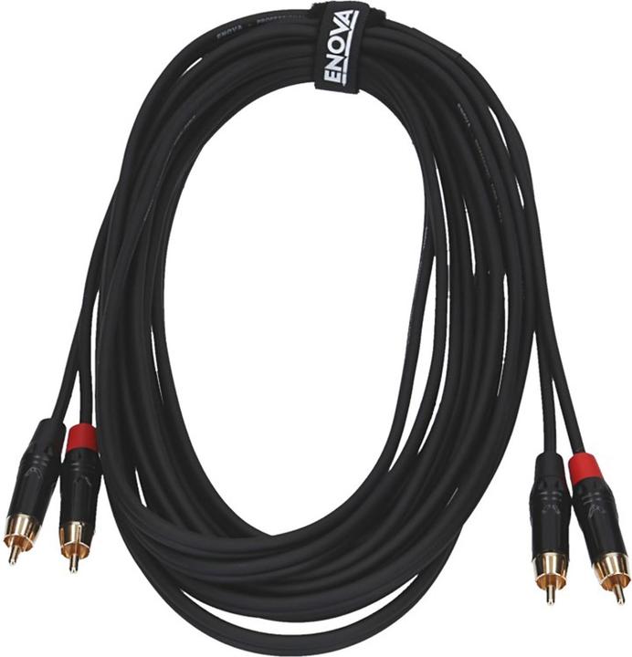 Image du produit Enova Câble Cinch RCA, rouge/noir, 7m, stéréo (7 m, RCA)