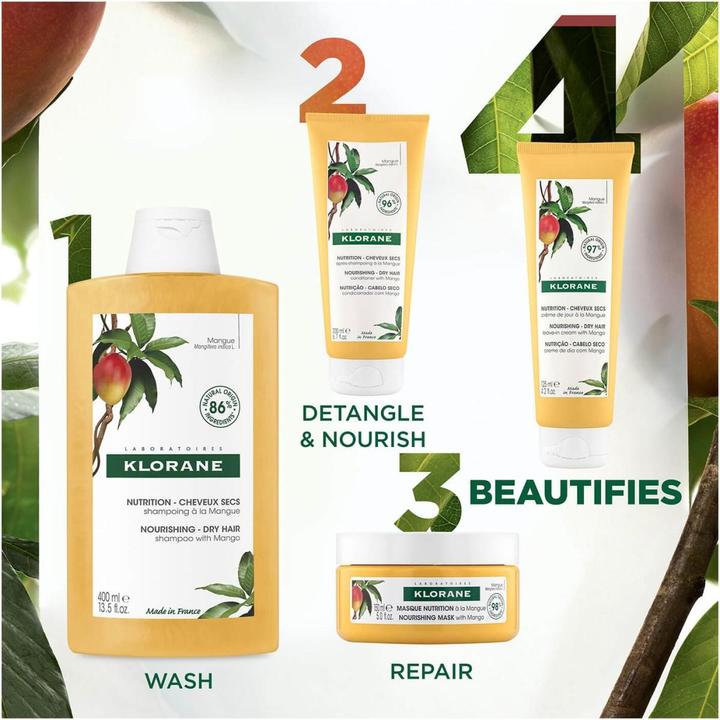 Immagine prodotto Klorane Crema da giorno per capelli al mango (125 ml)