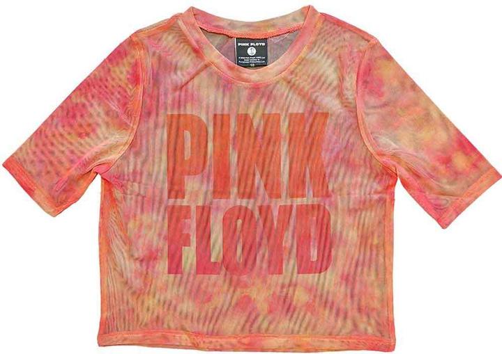 Pink Floyd Stacked Logo Crop Top (Girlie)