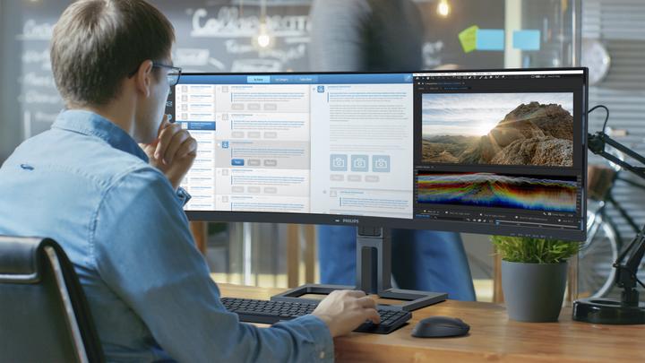 Produktbild Philips 45B1U6900C (5120 x 1440 Pixel, 44.50")