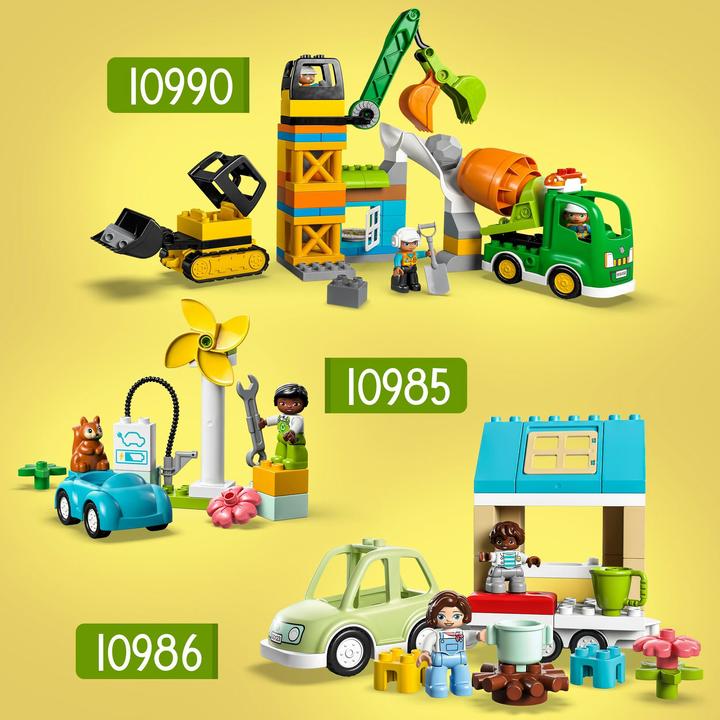 Actual product image LEGO Wind turbine and electric car (10985)