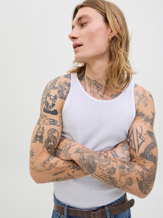 Produktbild Jack & Jones Einfarbig Rundhalsausschnitt Tanktop Tanktop (XS)