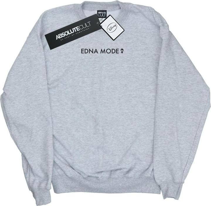 Actual product image Disney Boys The Incredibles Edna Mode Sweatshirt (116)
