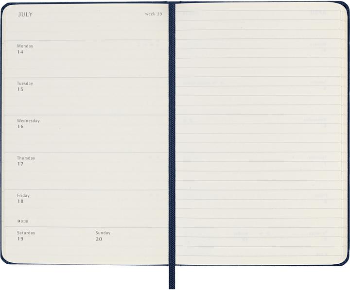 Image du produit Moleskine Calendrier de notes (A6, De poche, Anglais)