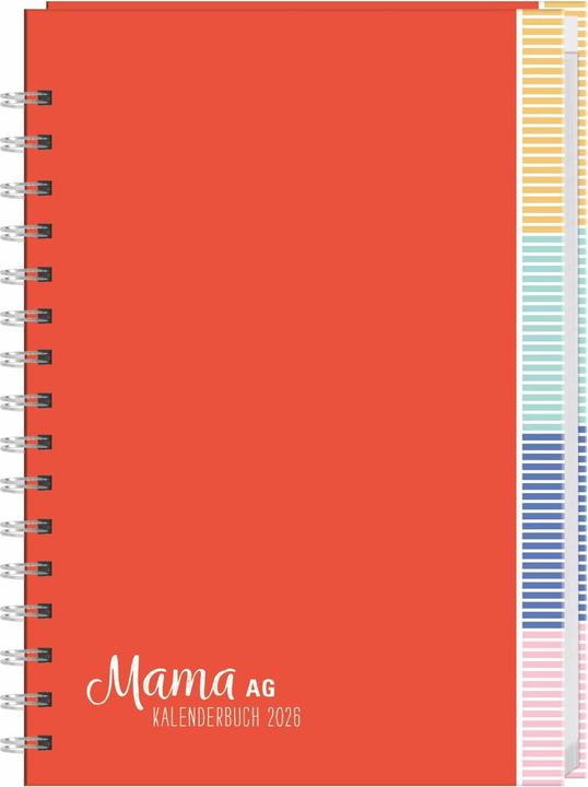 Actual product image Mama AG Familienplaner Buch A5 2026 (A5, German)